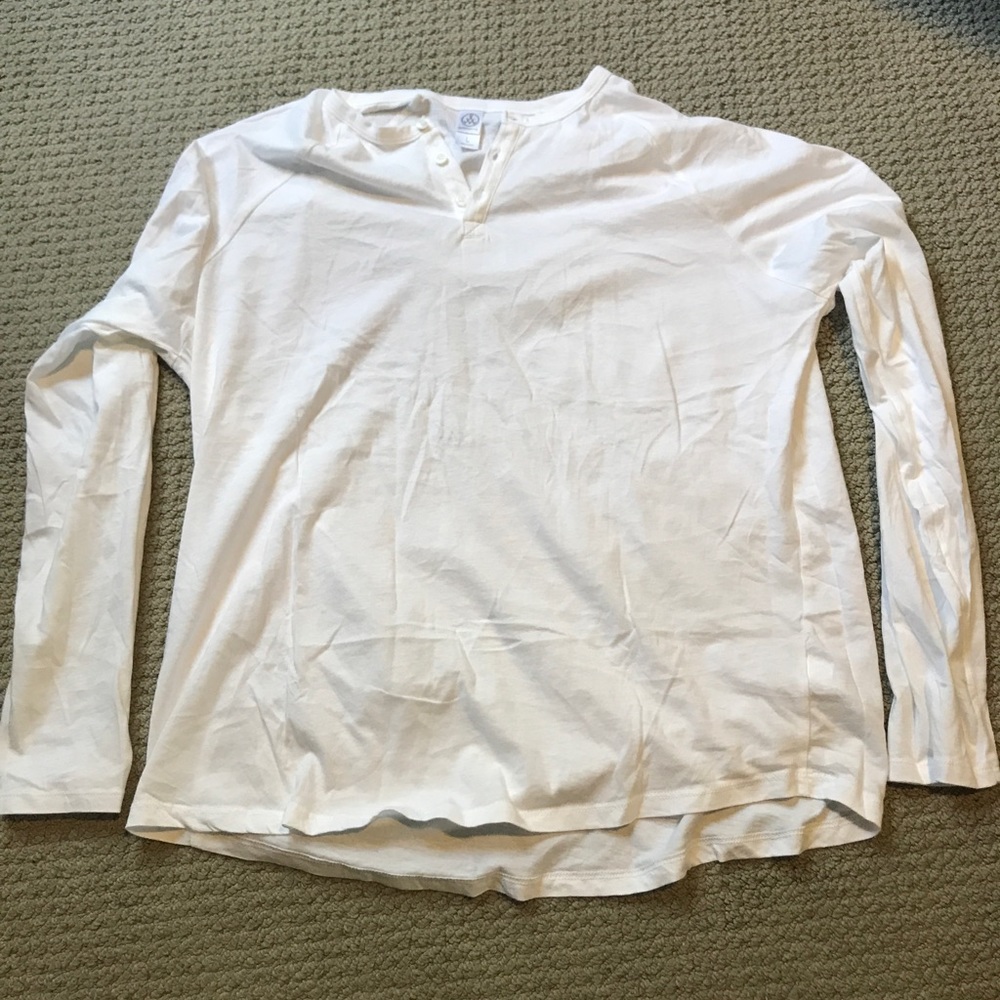 Alternative Apparel 100% organic cotton Henley - slim fit - L